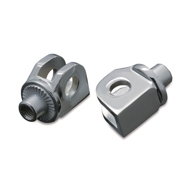 Kuryakyn, Footpeg adapter splined chrome FOOTPEGS MOUNTS Kuryakyn