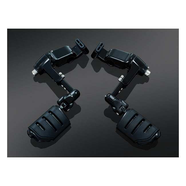 Kuryakyn, Ergo III cruise mounts with trident dually ISO peg FOOTPEGS Kuryakyn