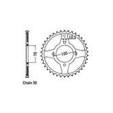 JT Rear Sprocket 824.46 SPROCKETS REAR WHEEL Jt Sprockets