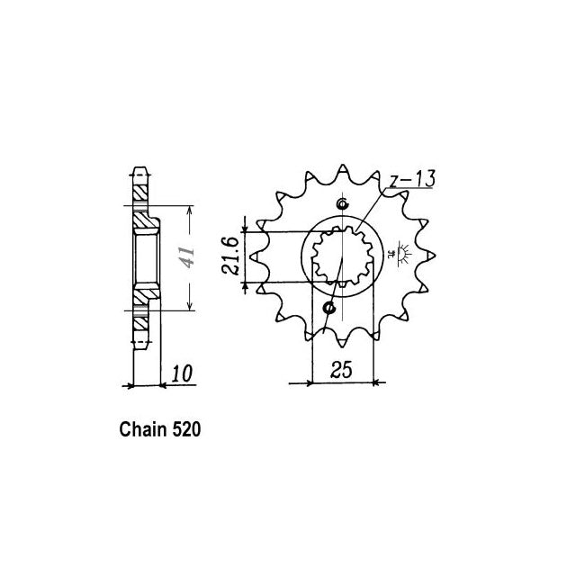 JT Front Sprocket 308.14 SPROCKETS TRANSMISSION Jt Sprockets