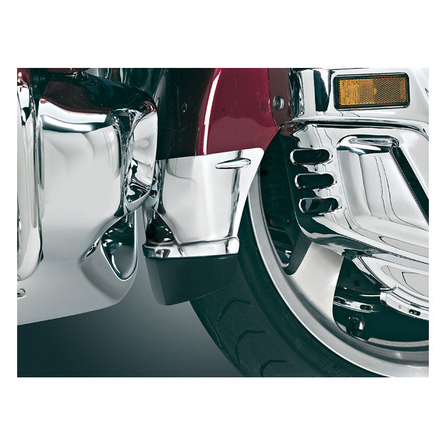 Kuryakyn, Front fender extension with mud flap, chrome FENDER MISC Kuryakyn