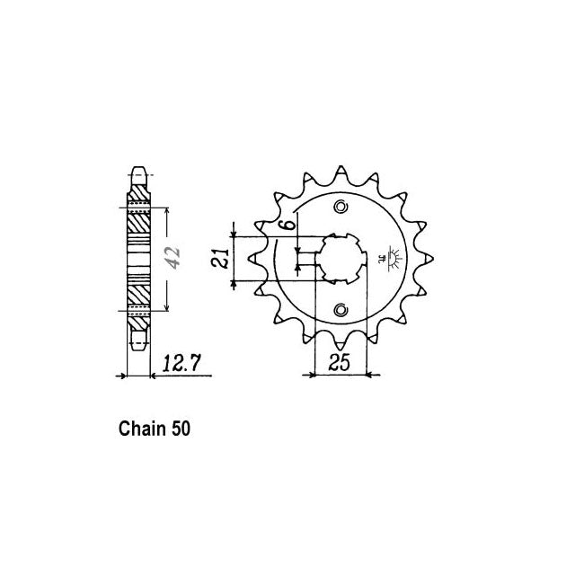 JT Front Sprocket 288.18 SPROCKETS TRANSMISSION Jt Sprockets