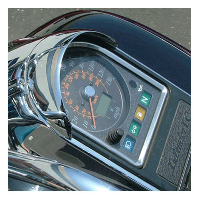 Nc Cast Speedometer Visor Chrome Speedometer Trims National Cycle