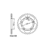 JT Rear Sprocket 744.36 SPROCKETS REAR WHEEL Jt Sprockets