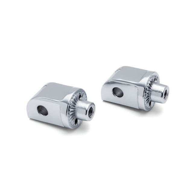 Kuryakyn, Footpeg adapter splined chrome FOOTPEGS MOUNTS Kuryakyn