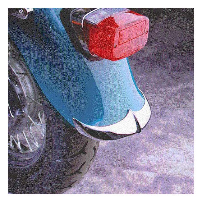 Nc Cast Rear Fender Tip Chrome Fender Tips National Cycle