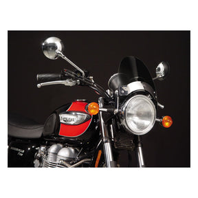 National Cycle Flyscreenr Ls Dark Tint, Chrome Windshield National Cycle