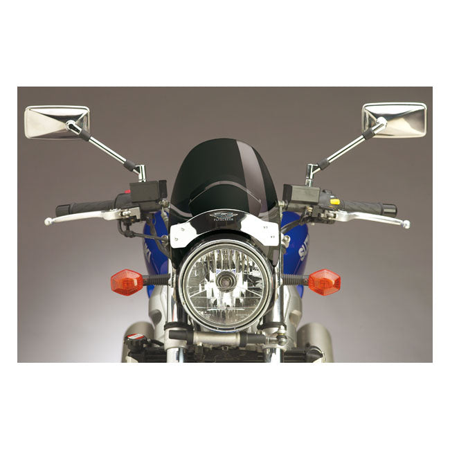 National Cycle Flyscreenr Ls Dark Tint, Chrome Windshield National Cycle