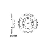 JT Rear Sprocket 1825.45 SPROCKETS REAR WHEEL Jt Sprockets
