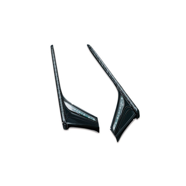 Kuryakyn, Vertical rear light strips gloss black TAILLIGHTS LED Kuryakyn