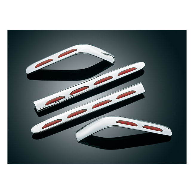 Kuryakyn, LED lighted saddlebag molding, red lens SADDLEBAGS MISC Kuryakyn