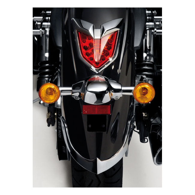 Nc Cast Rear Fender Tip Chrome Fender Tips National Cycle