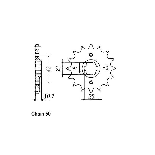 JT Front Sprocket 338.16 SPROCKETS TRANSMISSION Jt Sprockets