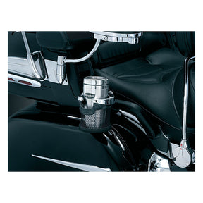 Kuryakyn, Passenger drink holder w/mesh basket DRINK HOLDERS Kuryakyn