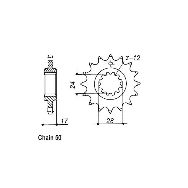 JT Front Sprocket 295.15 SPROCKETS TRANSMISSION Jt Sprockets