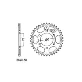 JT Rear Sprocket 816.52 SPROCKETS REAR WHEEL Jt Sprockets