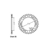 JT Rear Sprocket 859.43 SPROCKETS REAR WHEEL Jt Sprockets