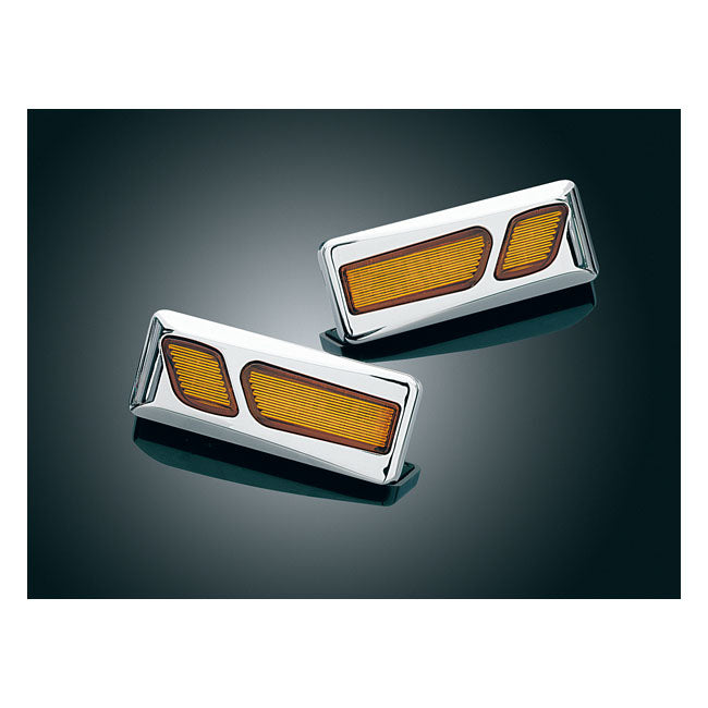 Kuryakyn, LED front reflector conversion chrome REFLECTORS Kuryakyn