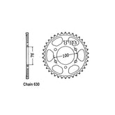 JT Rear Sprocket 818.42 SPROCKETS REAR WHEEL Jt Sprockets