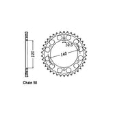 JT Rear Sprocket 499.45 SPROCKETS REAR WHEEL Jt Sprockets