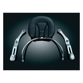 Kuryakyn, ''revolution'' driver backrest, black and chrome BACKRESTS Kuryakyn