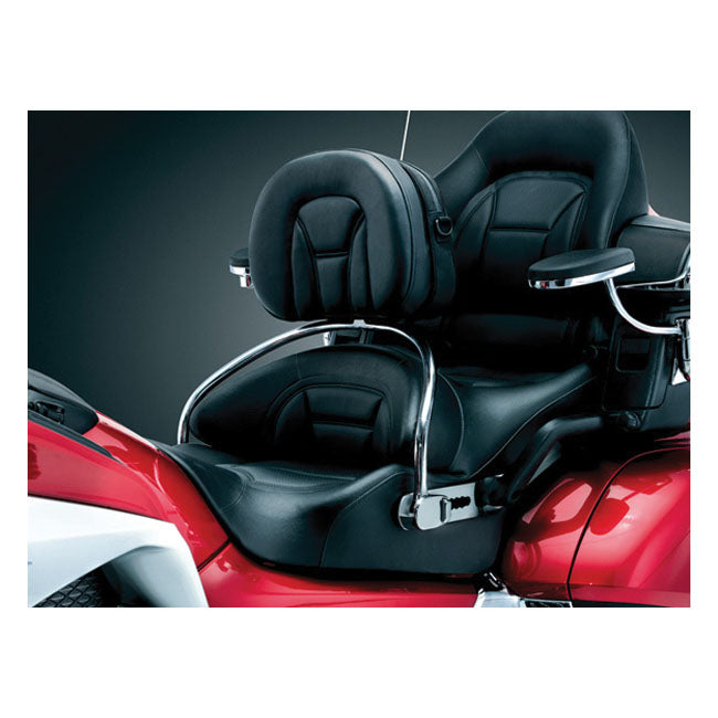 Kuryakyn, ''revolution'' driver backrest, black and chrome BACKRESTS Kuryakyn