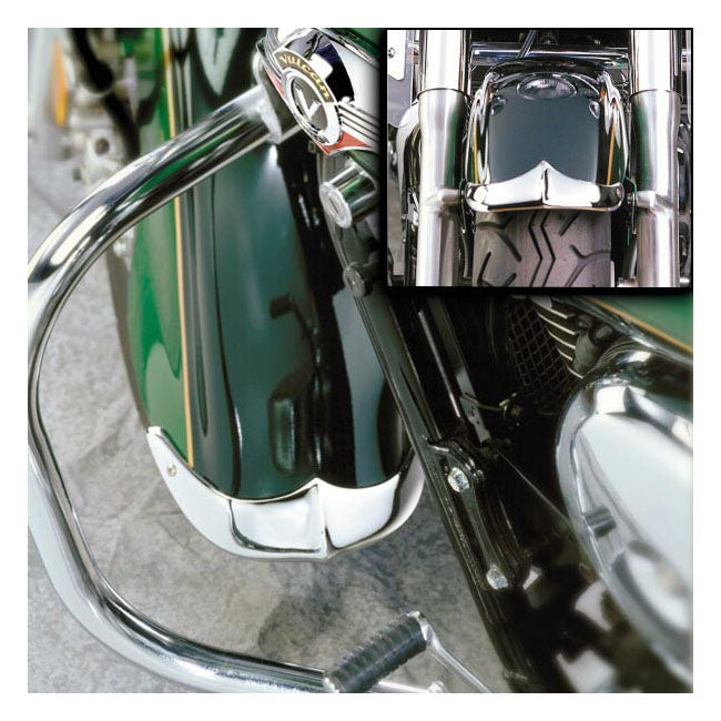 Nc Cast Front Fender Tip Set Chrome Fender Tips National Cycle