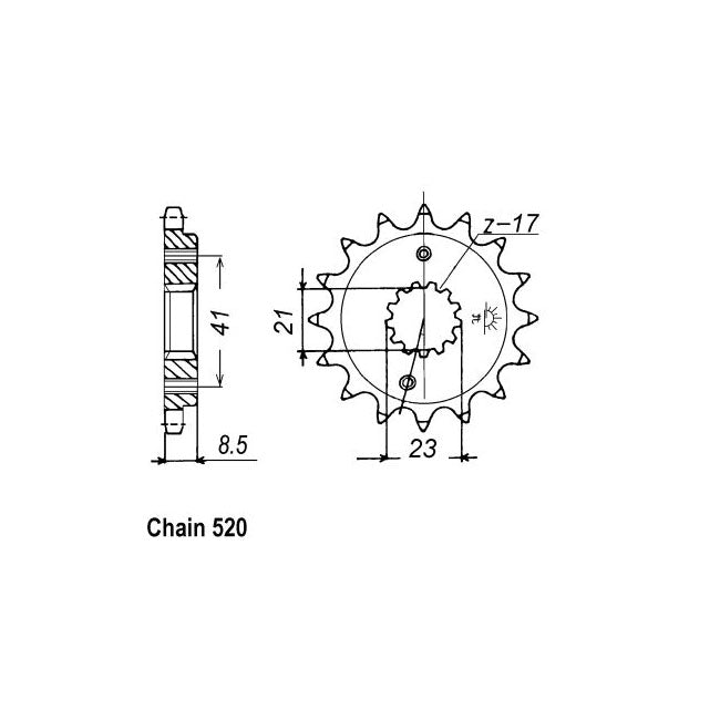 JT Front Sprocket 1322.15 SPROCKETS TRANSMISSION Jt Sprockets