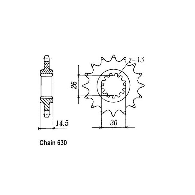 JT Front Sprocket 330.15 SPROCKETS TRANSMISSION Jt Sprockets