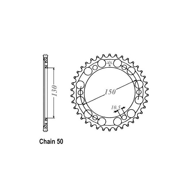 JT Rear Sprocket 859.39 SPROCKETS REAR WHEEL Jt Sprockets