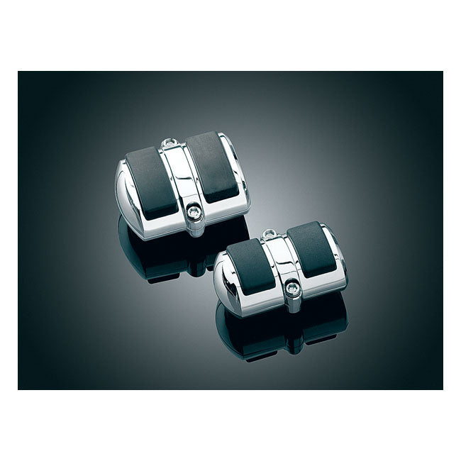 Kuryakyn, Shift & brake pedal pad cover chrome BRAKE PEDAL COVERS Kuryakyn