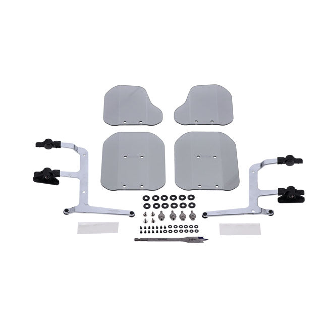 National Cycle Fairing Mount Wing Deflectors Medium Tinted Windshields Misc National Cycle