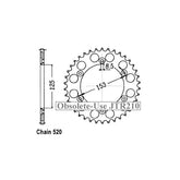 JT Rear Sprocket 301.48 SPROCKETS REAR WHEEL Jt Sprockets