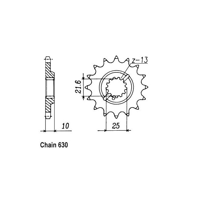 JT Front Sprocket 521.15 SPROCKETS TRANSMISSION Jt Sprockets