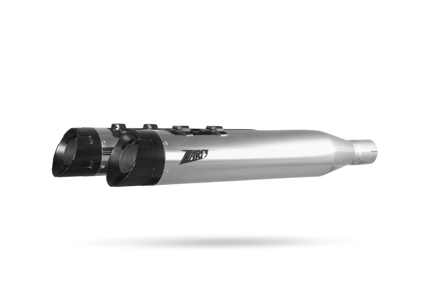 Zard Touring Slip Ons E5+, Chrome - 25+ Touring Slip-Ons Exhaust Zard