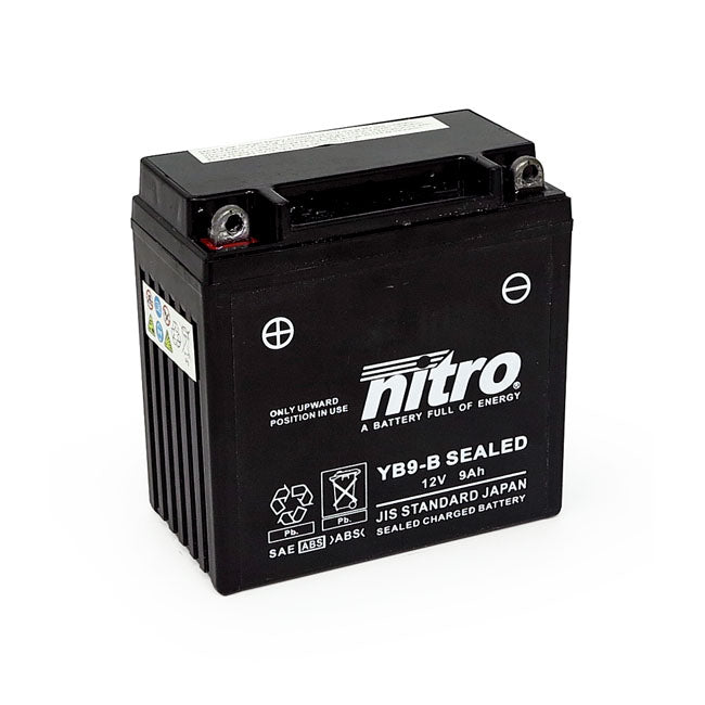 Nitro Sealed Yb9 B Agm Battery Batteries Nitro