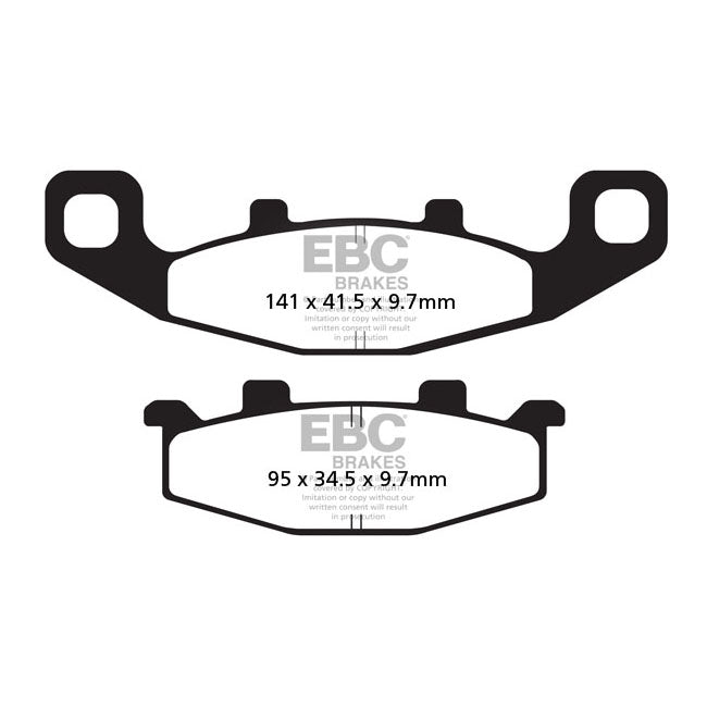 EBC Organic brake pads BRAKE PADS Ebc