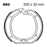 Drag Specialties 60 Univ Ss Clear Coat Dot Brake Shoes And Linings Drag Specialties