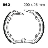 EBC plain brake shoes BRAKE SHOES AND LININGS Ebc