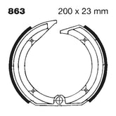 EBC plain brake shoes BRAKE SHOES AND LININGS Ebc