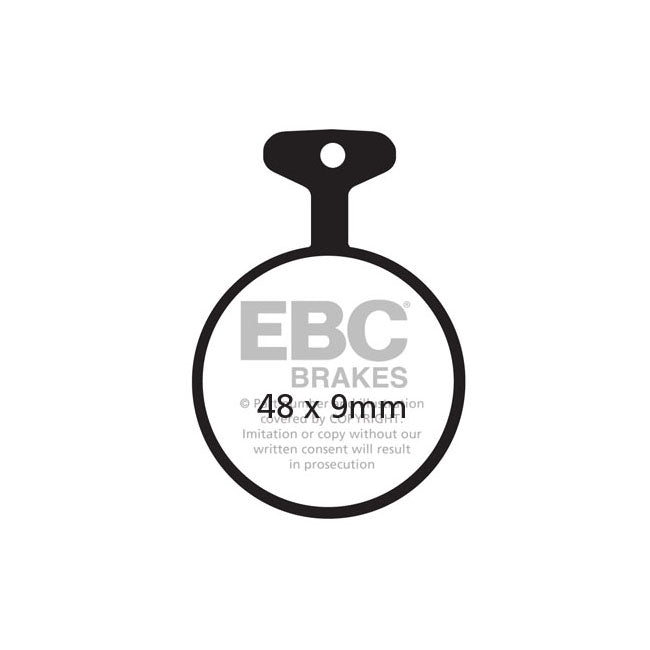 EBC Organic brake pads BRAKE PADS Ebc