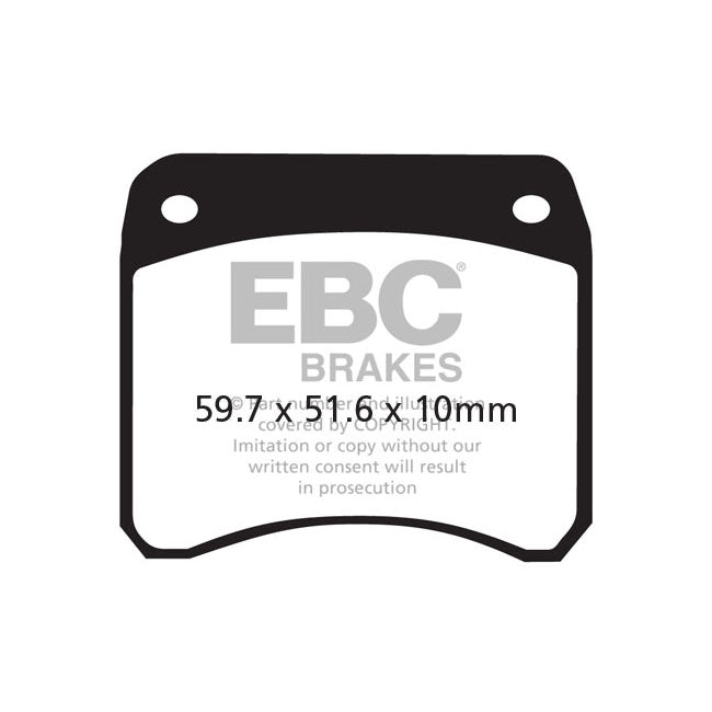 Ebc Brake Pad Fa Ser Organic Brake Pads Ebc