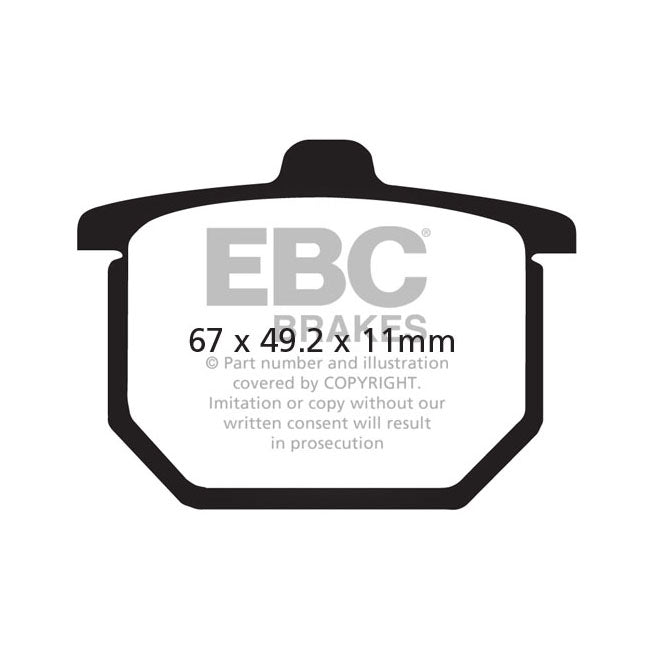 EBC V-pad Semi Sintered brake pads BRAKE PADS Ebc