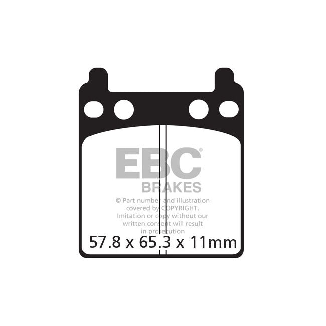 EBC V-pad Semi Sintered brake pads BRAKE PADS Ebc