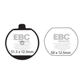 EBC Organic brake pads BRAKE PADS Ebc