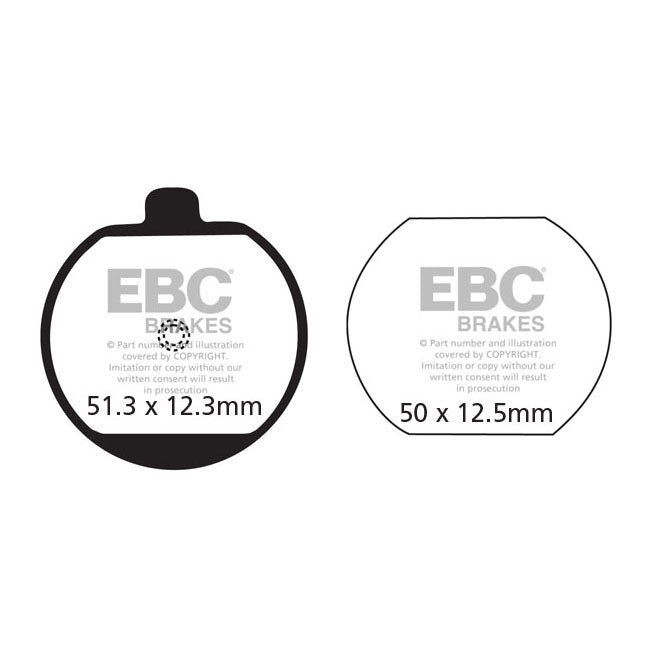 EBC Organic brake pads BRAKE PADS Ebc