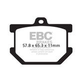 EBC Organic brake pads BRAKE PADS Ebc