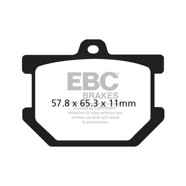 EBC Organic brake pads BRAKE PADS Ebc