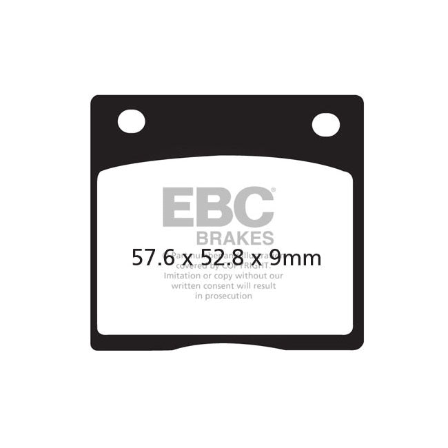 Ebc Brake Pad Fa Ser Organic Brake Pads Ebc