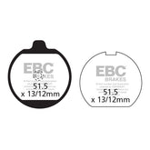 EBC Organic brake pads BRAKE PADS Ebc
